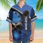 Skull Custom Bowling Beast Short-Sleeve Hawaiian Shirt Bowler Team Player Gift