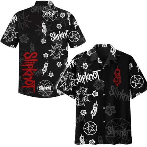 Slipknot Rock Band Hawaiian Shirt Aloha Beach Summer Button Down Shirt