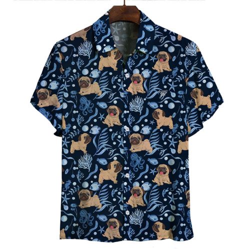 Blue Drum Flower Hawaiian Shirt – Perfect Gift for Drum Lovers