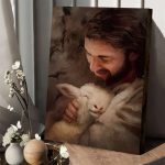 The Lord Is My Shepherd Wall Art – Jesus Canvas Posters – ,