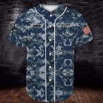 U.S Navy Freemasonry Baseball Jersey Military Camouflage Masonic Jersey Custom