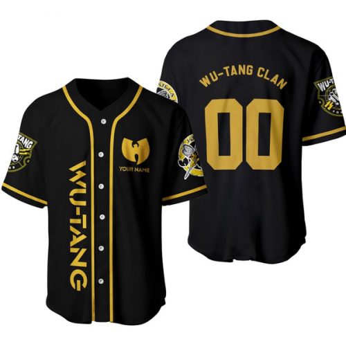 Wu-Tang Clan Custom Unisex Full Printed Baseball Jersey – M