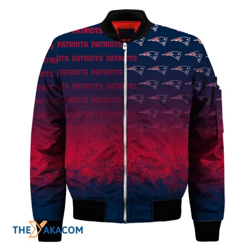 New England Pat American Football Team Patriots Flight Gift For Fan Team Bomber Jacket Outerwear Christmas Gift Frab Magazines & More Store