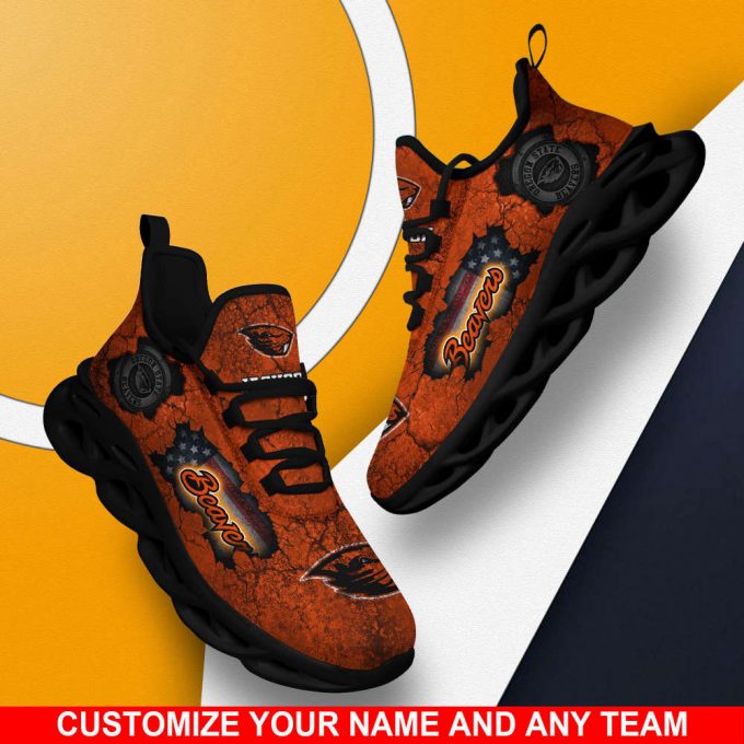 Oregon State Beavers Ncaa2 Any Teams, Custom Sports Shoes For Football Fans