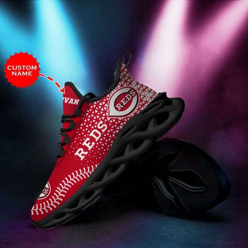 Cincinnati Reds Custom Personalized Max Soul Sneakers Running Sports Shoes For Men Women