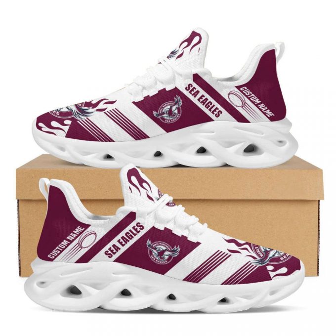 Manly-Warringah Sea Eagles Custom Personalized Max Soul Shoes For Men Women