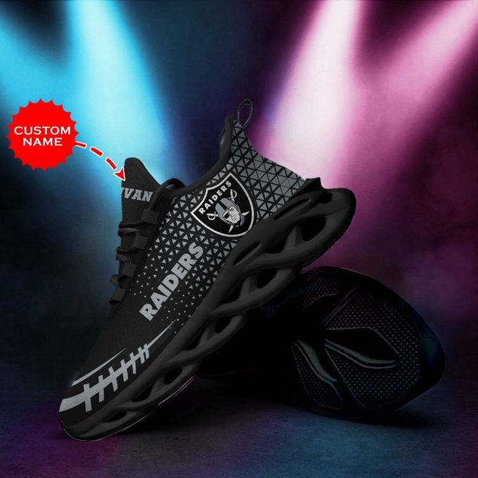 Las Vegas Raiders Custom Personalized Max Soul Sneakers Running Sports Shoes For Men Women