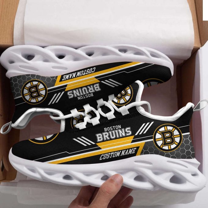 Boston Bruins Custom Personalized Max Soul Sneakers Running Sports Shoes For Men Women