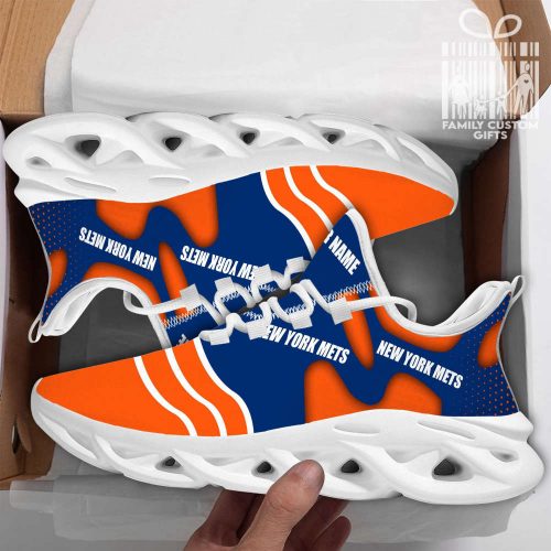 New York Mets Custom Personalized Max Soul Sneakers Running Sport Shoes For Men Women