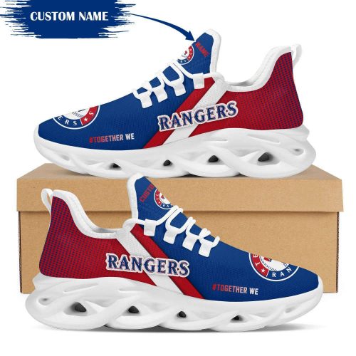 Personalized Name Texas Rangers Max Soul Sneakers Running Sports Shoes For Men Women