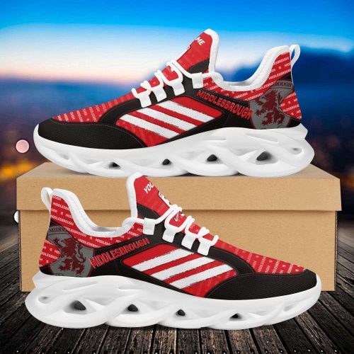 Personalized Name Middlesbrough Max Soul Sneakers Running Sports Shoes For Men Women