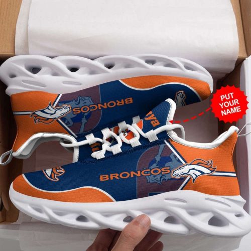 Denver Broncos Custom Personalized Max Soul Sneakers Running Sports Shoes For Men Women