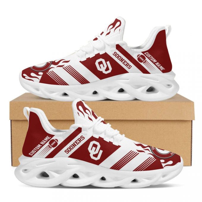 Oklahoma Sooners Custom Personalized Max Soul Sneakers Running Sports Shoes For Men Women