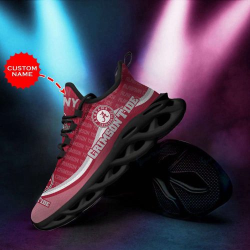 Alabama Crimson Tide Custom Personalized Max Soul Sneakers Running Sports Shoes For Men Women