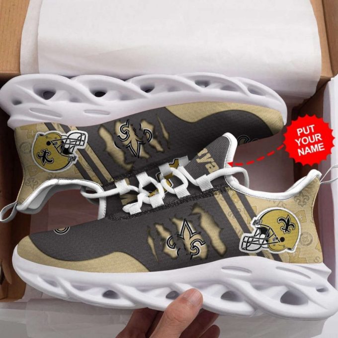 New Orleans Saints Custom Personalized Max Soul Sneakers Running Sports Shoes For Men Women