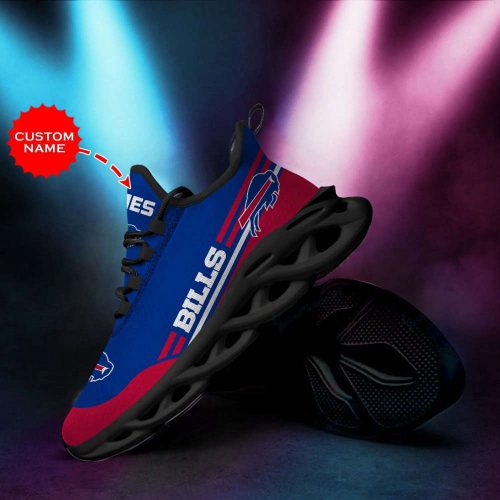 Buffalo Bills Custom Name Personalized Max Soul Sneakers Running Sports Shoes For Men Women