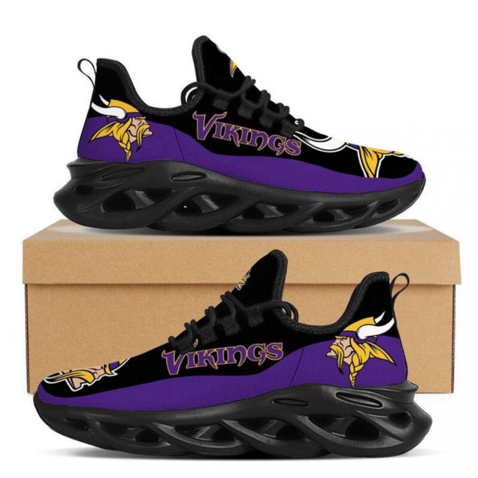 Minnesota Vikings Sneakers Max Soul Shoes For Men And Women