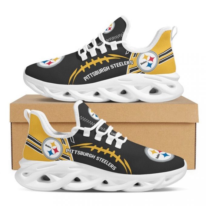 Pittsburgh Steelers Sneakers Max Soul Shoes For Men And Women