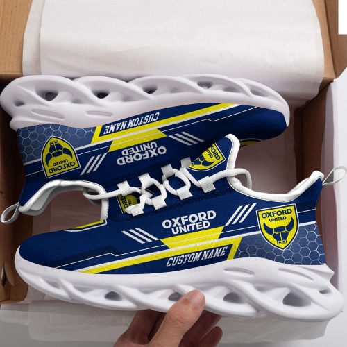 Personalized Name Oxford United Max Soul Sneakers Running Sports Shoes For Men Women