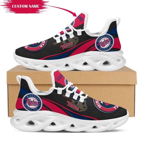 Minnesota Twins Mascot Custom Name Personalized Max Soul Sneakers Running Sports Shoes For Men