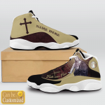 Jesus Faith Over Fear God Figure Custom Name Air Jordan Shoes