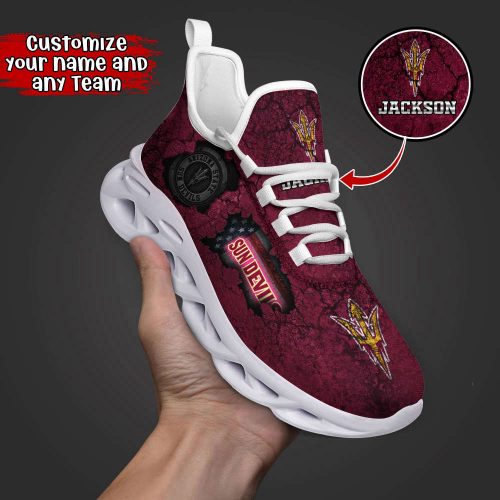 Arizona State Sun Devils NCAA2 Any Teams, Custom Sports Shoes For Football Fans