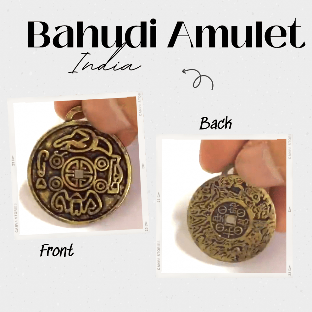 Bahudi Amulet Front Back