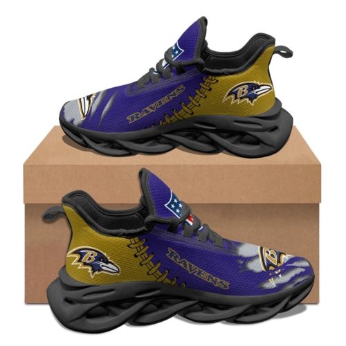 Baltimore Ravens Sneakers 3D Max Soul Sneakers Running Sports Shoes For Men Women