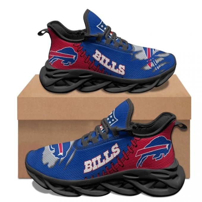 Buffalo Bills Sneakers 3D Max Soul Shoes For Men And Women