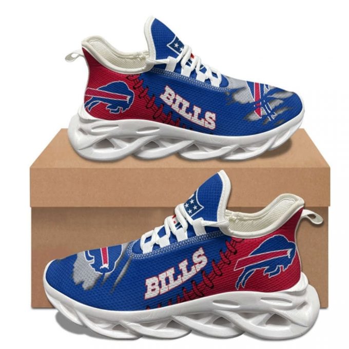 Buffalo Bills Sneakers 3D Max Soul Shoes For Men And Women