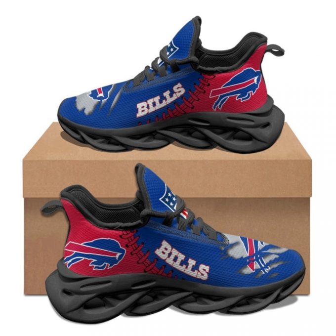 Buffalo Bills Sneakers 3D Max Soul Shoes For Men And Women