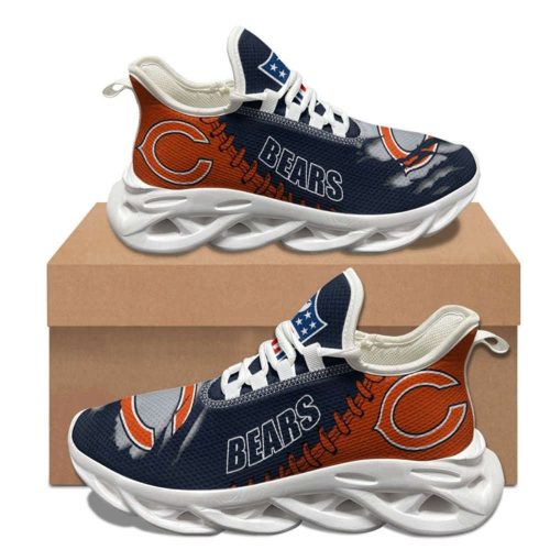 Chicago Bears Sneakers 3D Max Soul Sneakers Running Sports Shoes For Men Women