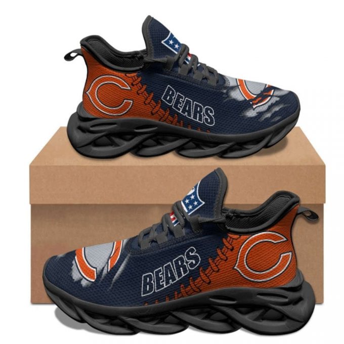 Chicago Bears Sneakers 3D Max Soul Sneakers Running Sports Shoes For Men Women