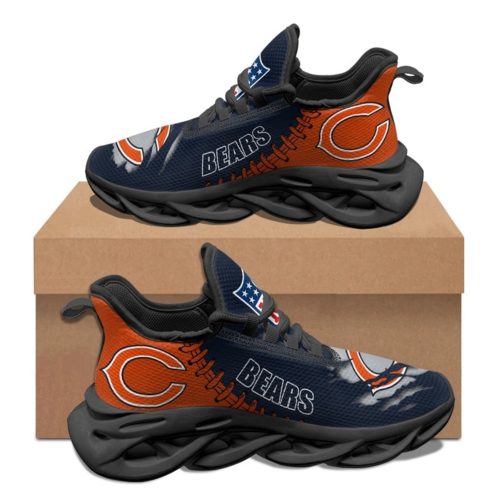 Chicago Bears Sneakers 3D Max Soul Sneakers Running Sports Shoes For Men Women