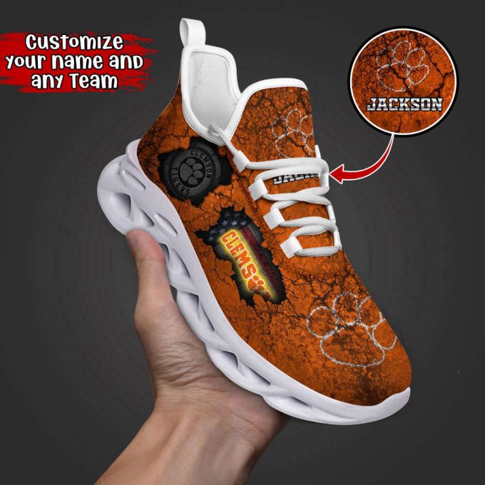 Clemson Tigers Ncaa1 Any Teams, Any League With Our New Clunky Sneakers For Football Fans