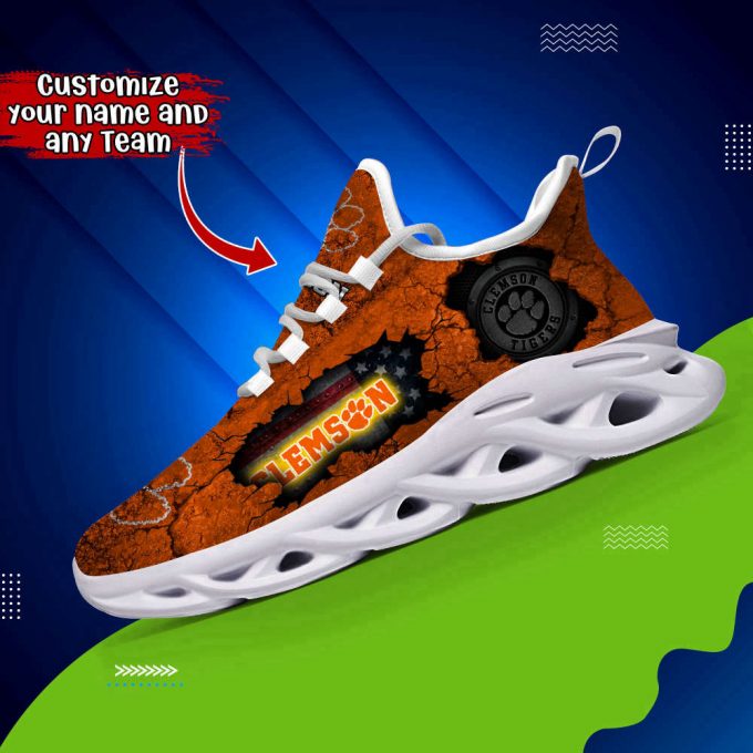 Clemson Tigers Ncaa1 Any Teams, Any League With Our New Clunky Sneakers For Football Fans