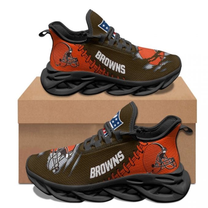 Cleveland Browns Sneakers 3D Max Soul Sneakers Running Sports Shoes For Men Women