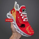 Custom Name NHL Calgary Flames Personalized Max Soul Shoes For Men And Women