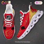 Custom Name NHL Calgary Flames Personalized Max Soul Shoes For Men And Women