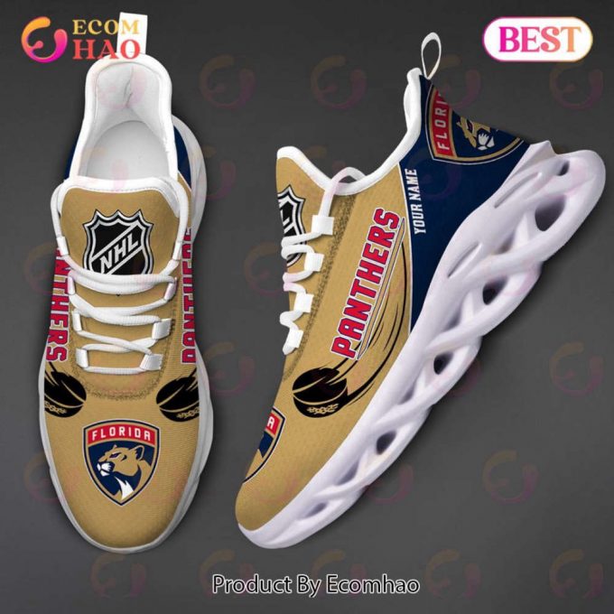 Custom Name Nhl Florida Panthers Personalized Max Soul Shoes For Men And Women