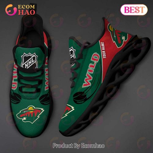 Custom Name NHL Minnesota Wild Personalized Max Soul Shoes For Men And Women