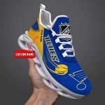 Custom Name NHL St. Louis Blues Personalized Max Soul Shoes For Men And Women