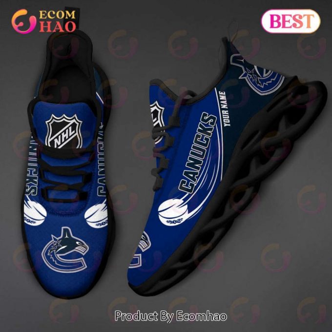 Custom Name Nhl Vancouver Canucks Personalized Max Soul Shoes For Men And Women