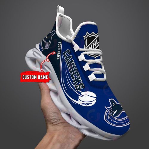 Custom Name NHL Vancouver Canucks Personalized Max Soul Shoes For Men And Women