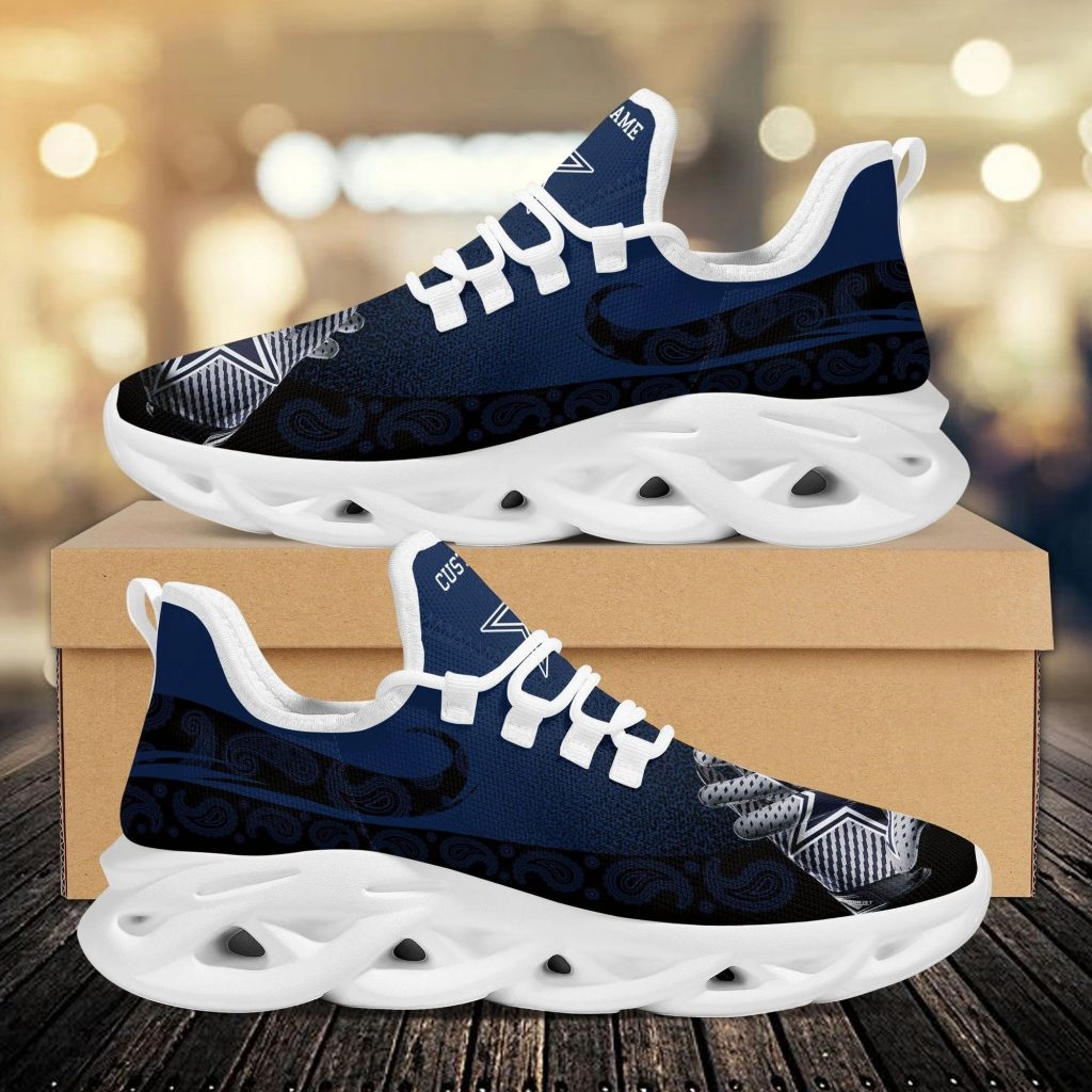 Dallas Cowboys Custom Name Sport Max Soul Sneaker Shoes For Fans Frab Magazines &Amp; More