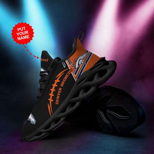 Denver Broncos Custom Personalized Max Soul Sneakers Running Sports Shoes For Men Women