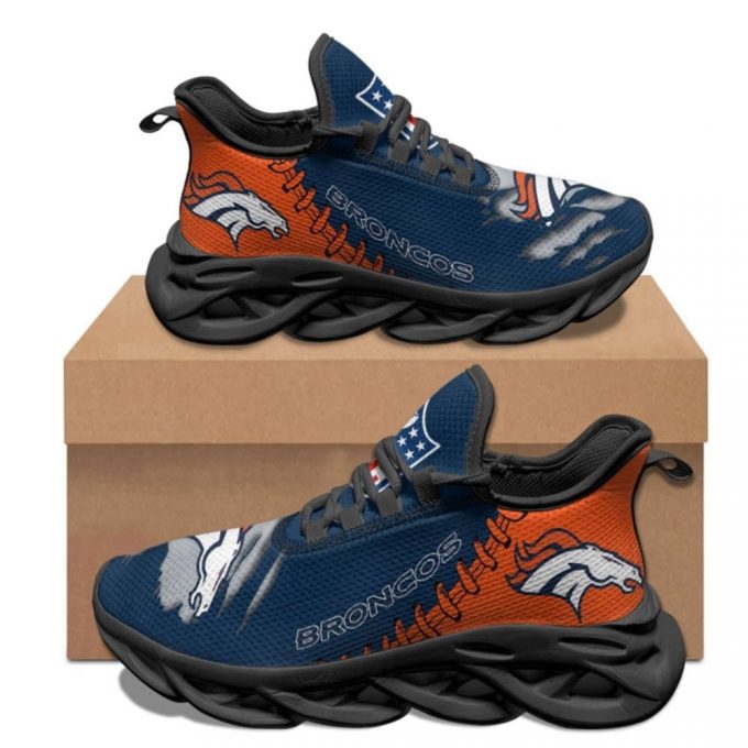 Denver Broncos Sneakers 3D Max Soul Sneakers Running Sports Shoes For Men Women