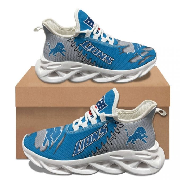 Detroit Lions Sneakers 3D  Max Soul Sneakers Running Sports Shoes For Men Women