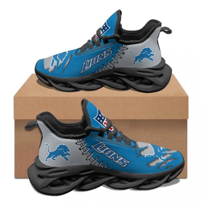 Detroit Lions Sneakers 3D  Max Soul Sneakers Running Sports Shoes For Men Women