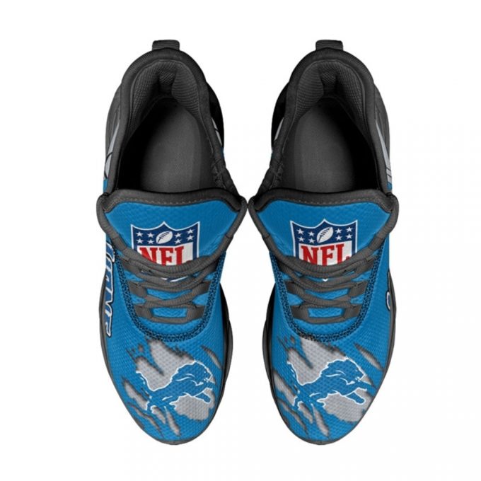 Detroit Lions Sneakers 3D  Max Soul Sneakers Running Sports Shoes For Men Women